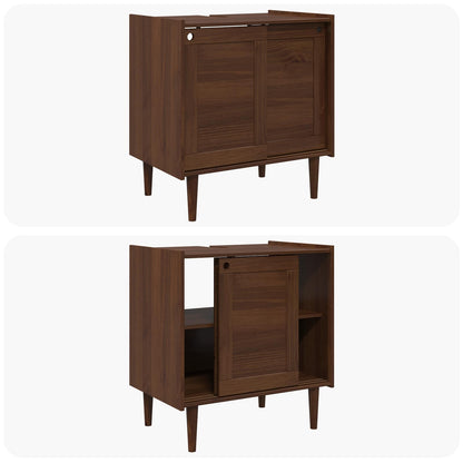 Sink Cabinet BILBAO Dark Caramel 75 x 50 x 80 cm