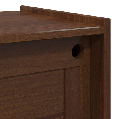 Console Table BILBAO Dark Caramel 80 x 40 x 95 cm