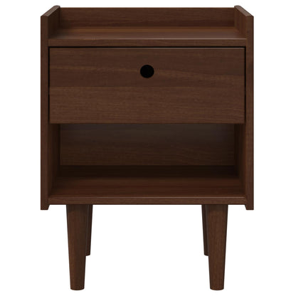 Bedside Table BILBAO Dark Caramel 45 x 35 x 59 cm