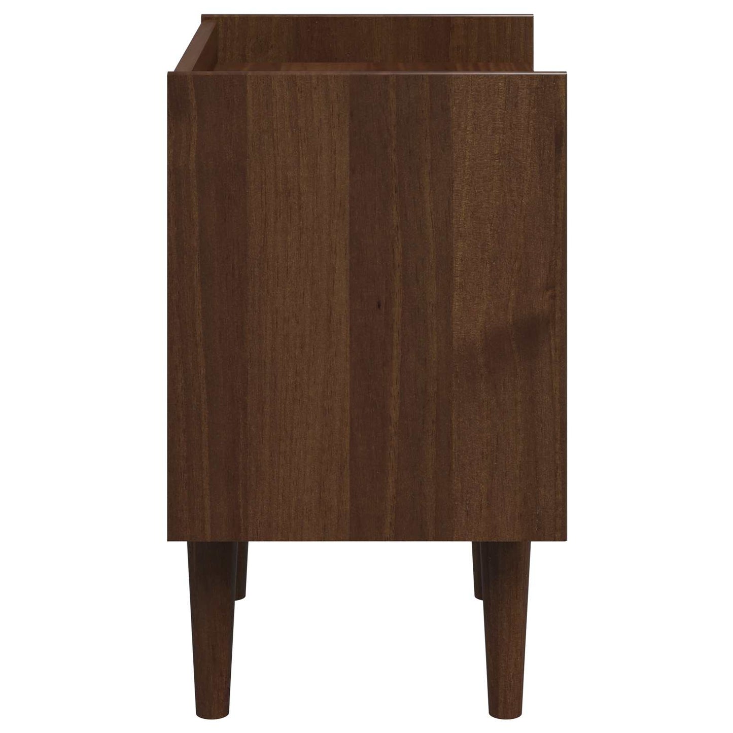 Bedside Table BILBAO Dark Caramel 45 x 35 x 59 cm