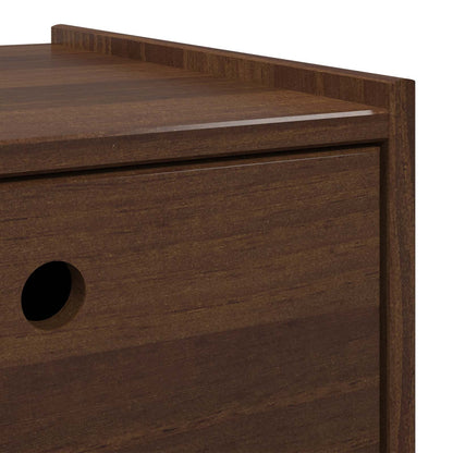 Chest of Drawers BILBAO Dark Caramel 90 x 45 x 89 cm