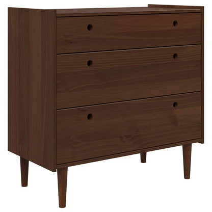 Chest of Drawers BILBAO Dark Caramel 90 x 45 x 89 cm