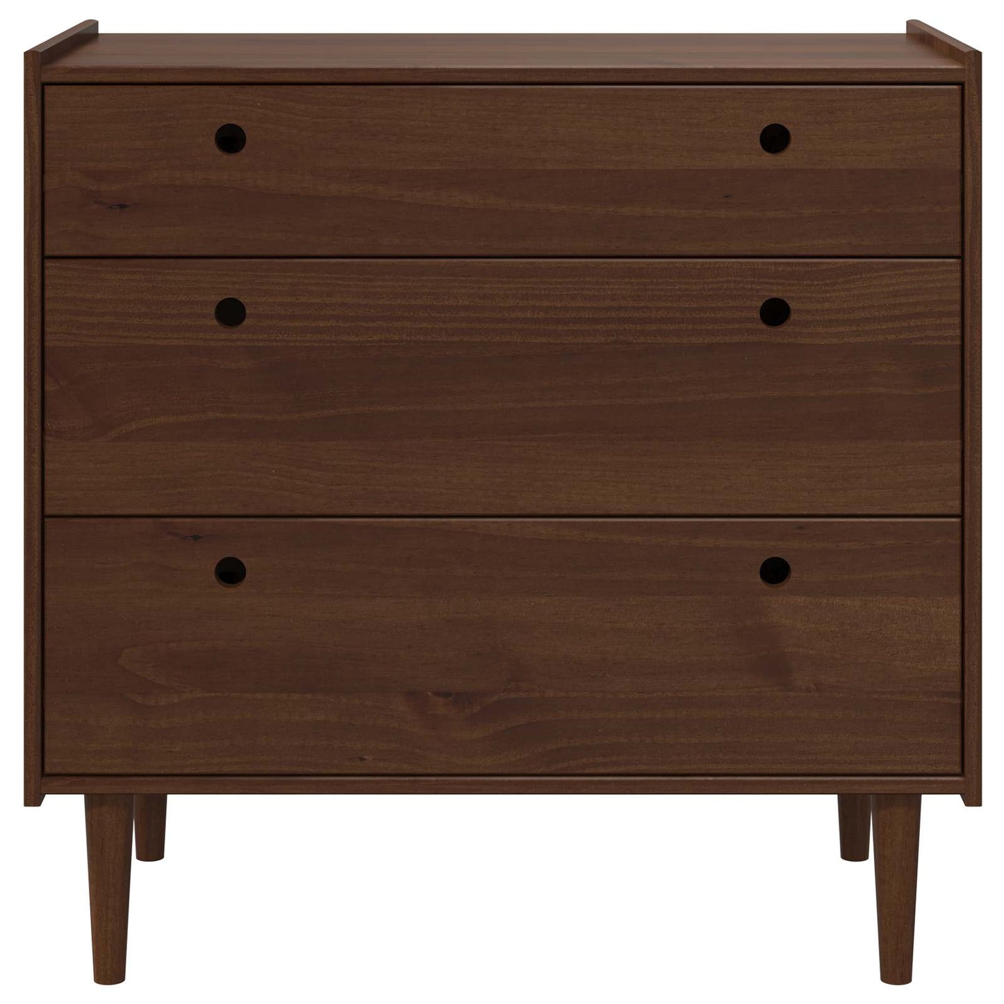 Chest of Drawers BILBAO Dark Caramel 90 x 45 x 89 cm