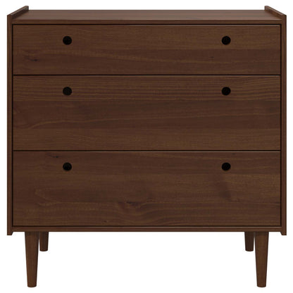 Chest of Drawers BILBAO Dark Caramel 90 x 45 x 89 cm