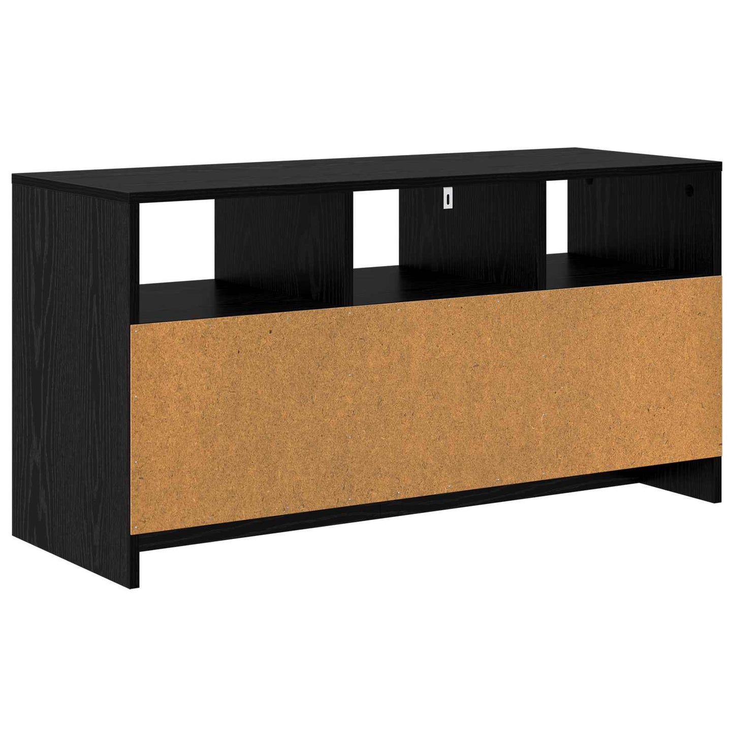 TV Cabinet 102 x 37.5 x 52.5 cm Black Oak Engineered Wood