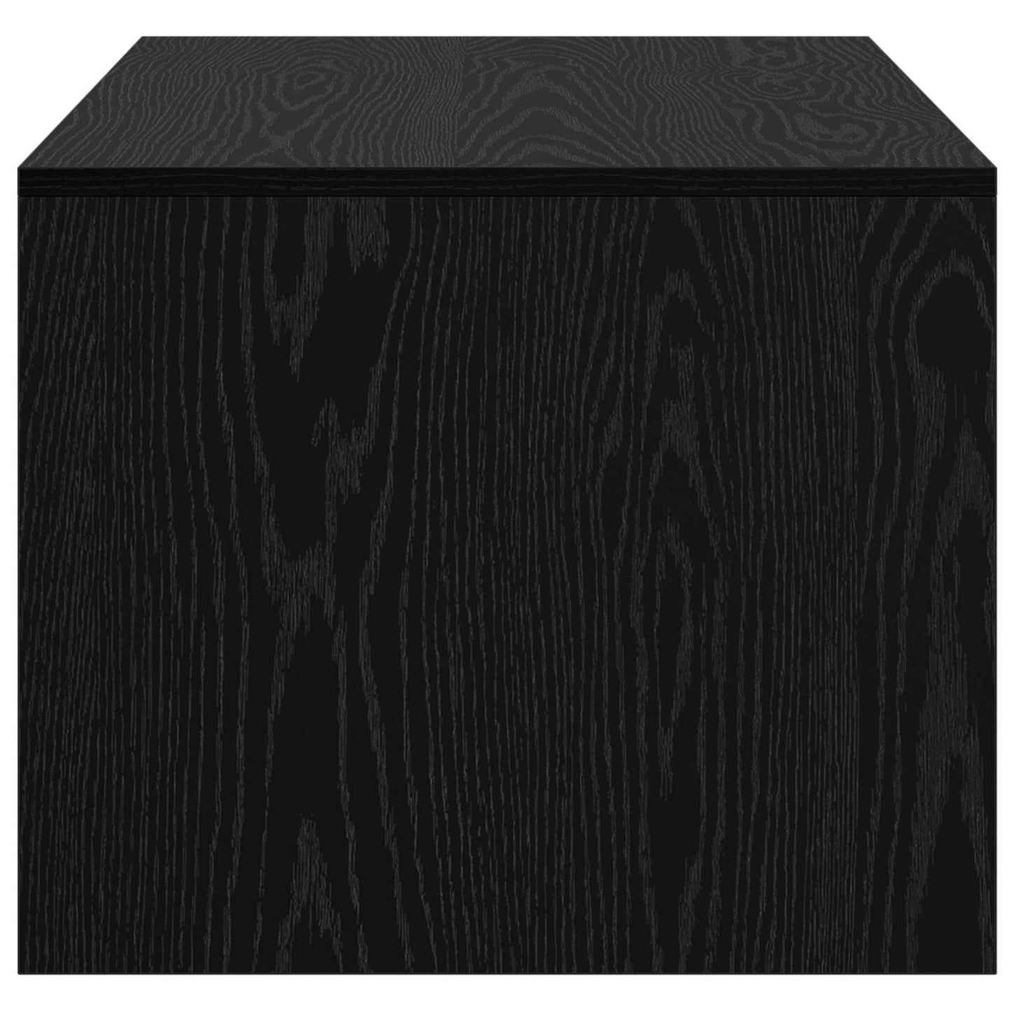 Coffee Table Black Oak 90 x 50 x 41.5 cm Engineered Wood