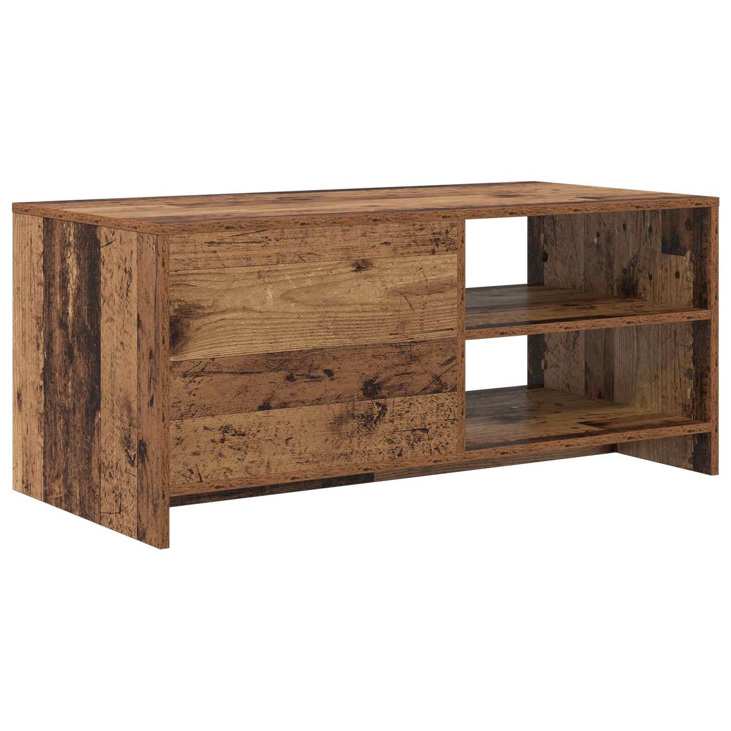 Coffee Table Oak Wood 102 x 50 x 45 cm Engineered Wood