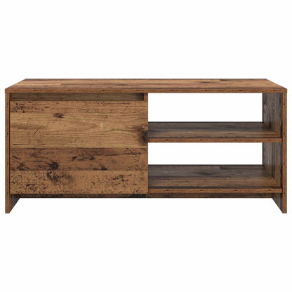 Coffee Table Old Wood 102 x 50 x 45 cm Engineered Wood