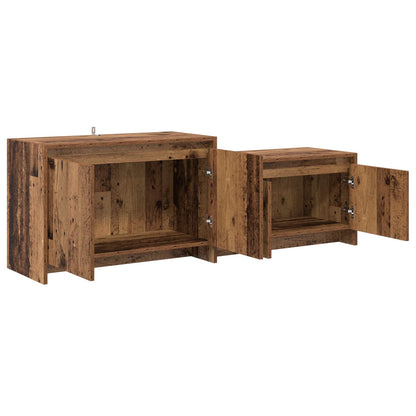 TV Cabinet 147 x 35 x 50 cm Oak Wood Engineered Wood