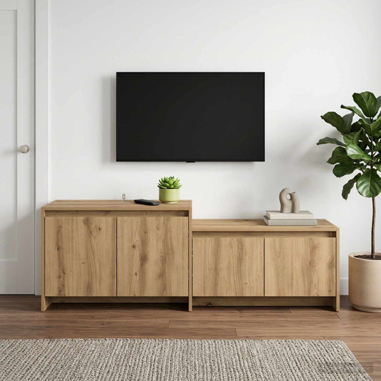 TV Cabinet 147 x 35 x 50 cm Artisan Oak Engineered Wood