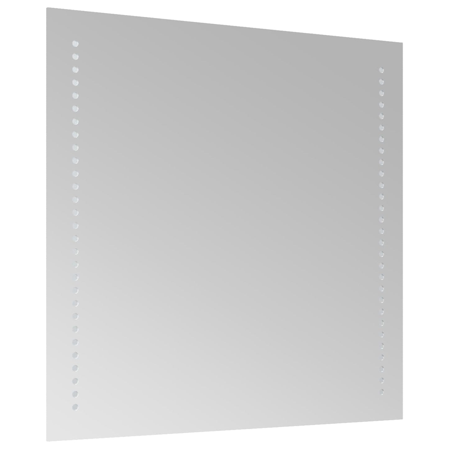 LED Bathroom Mirror Transparent 50 x 50 cm Tempered Glass