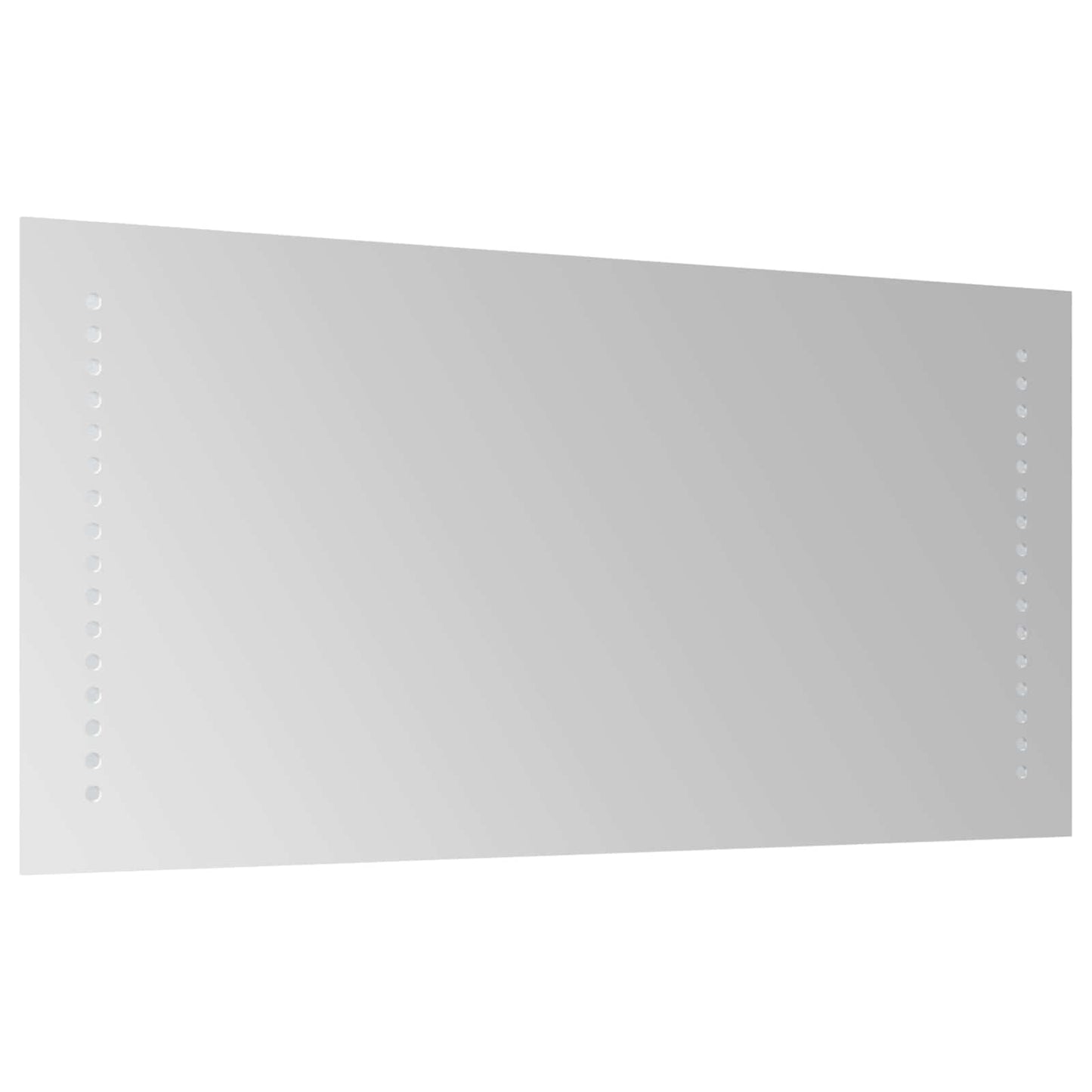 LED Bathroom Mirror Transparent 30 x 60 cm Tempered Glass