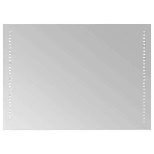 LED Bathroom Mirror Transparent 70 x 50 cm Tempered Glass