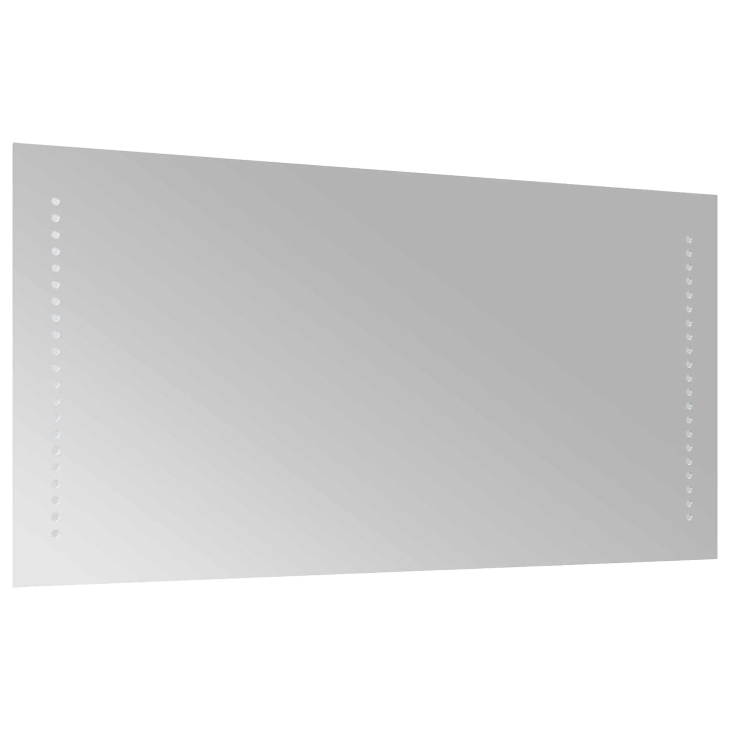 LED Bathroom Mirror Transparent 40 x 80 cm Tempered Glass