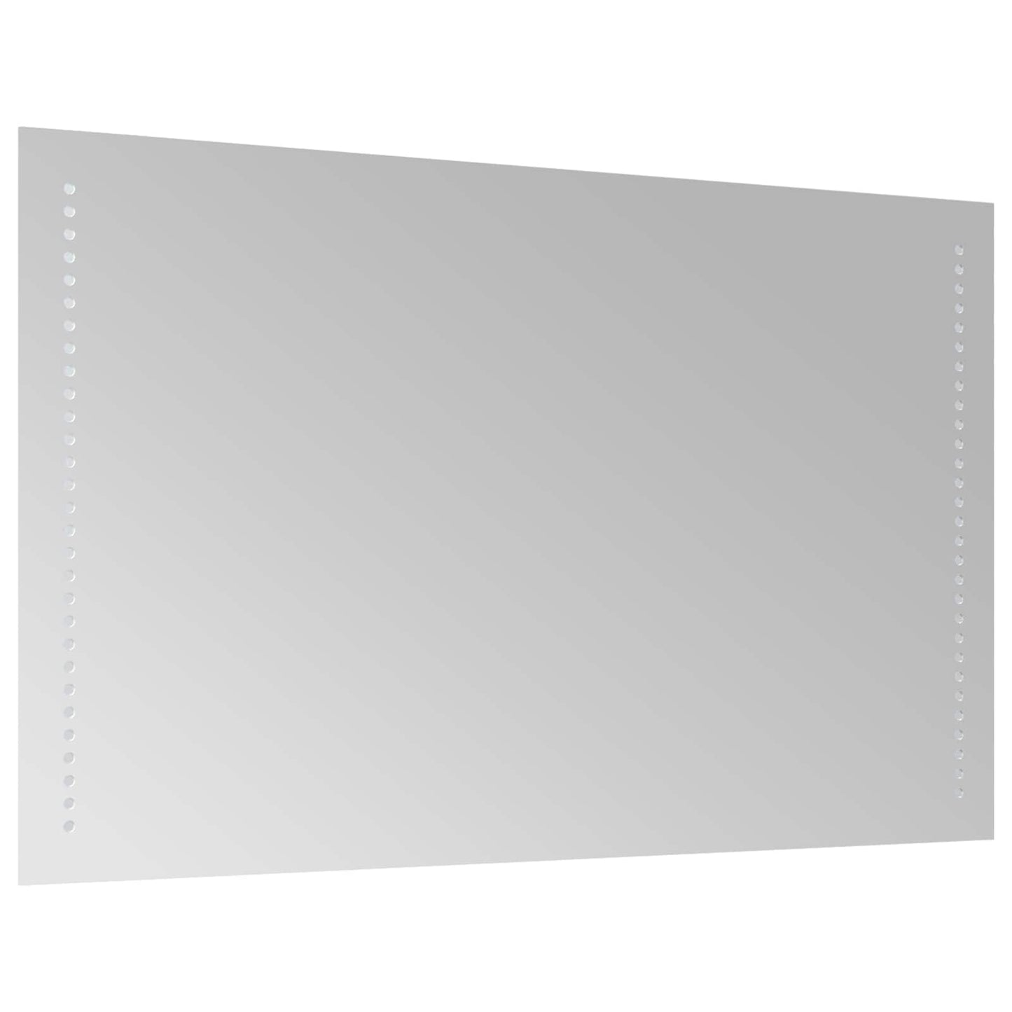 LED Bathroom Mirror Transparent 50 x 80 cm Tempered Glass
