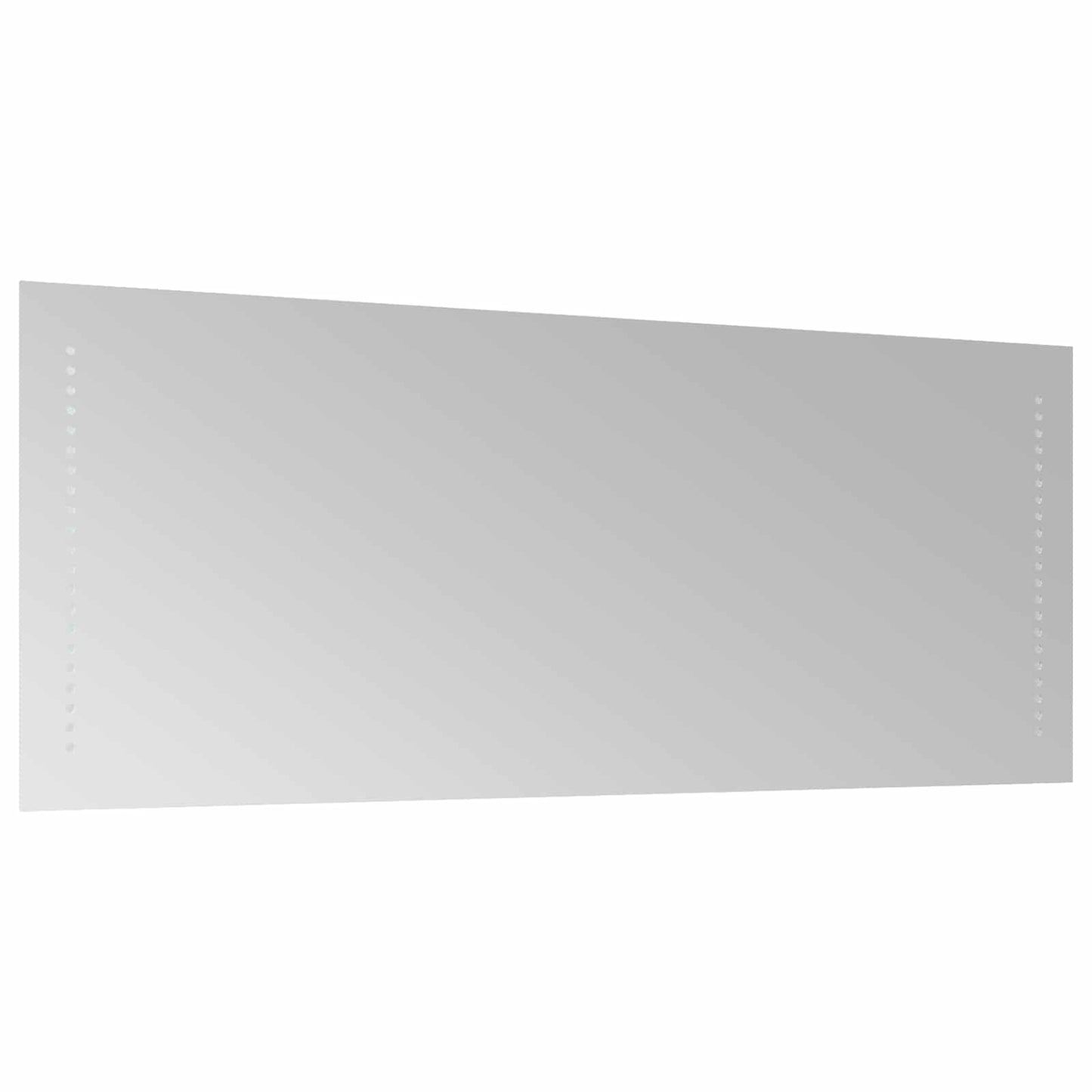 LED Bathroom Mirror Transparent 40 x 10 cm Tempered Glass