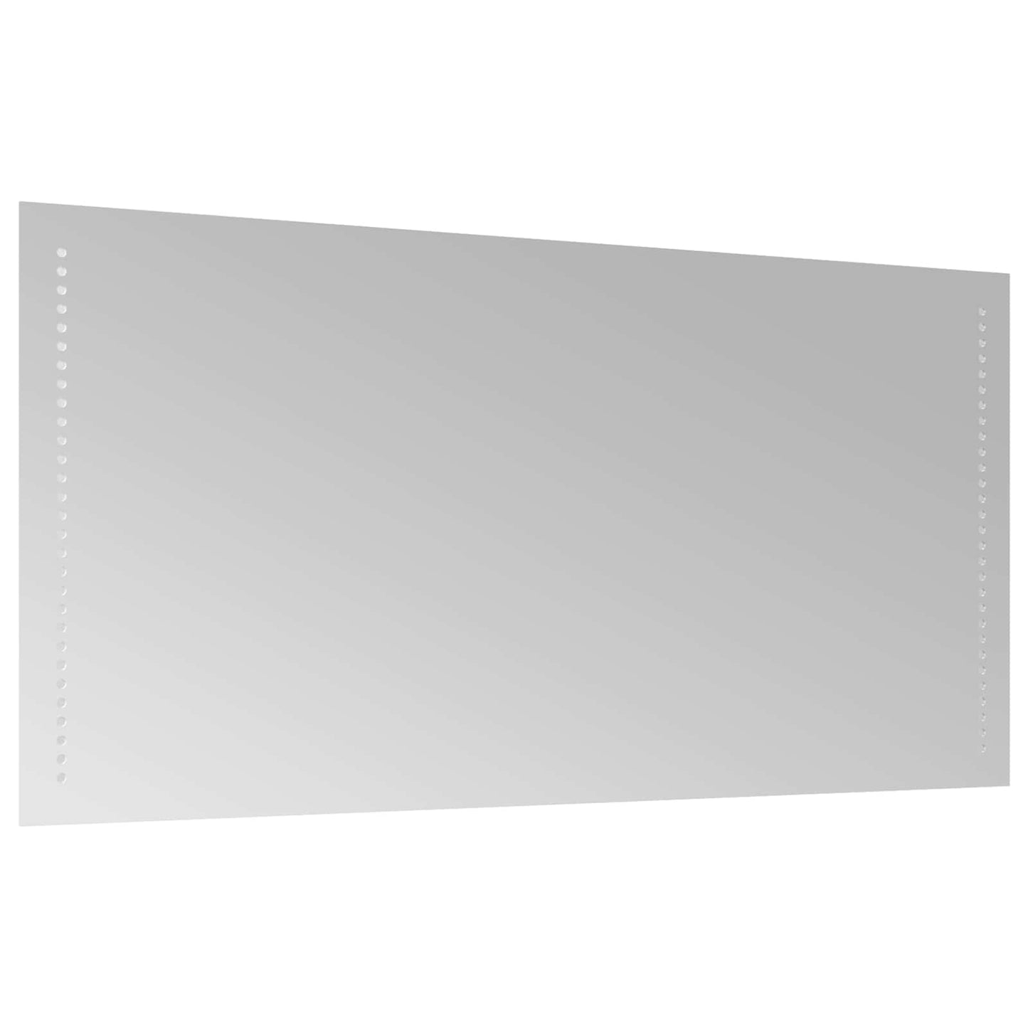 LED Bathroom Mirror Transparent 50 x 10 cm Tempered Glass