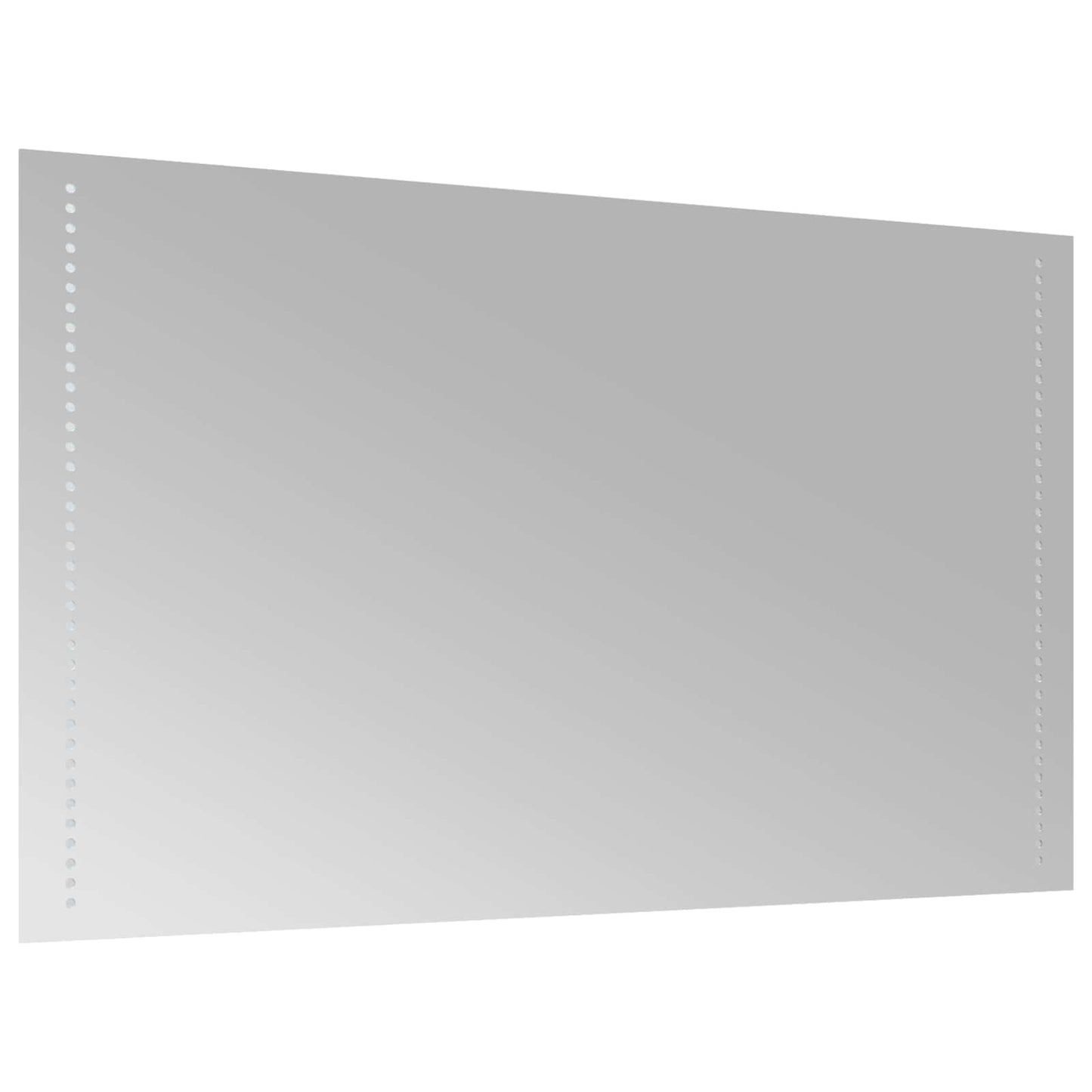 LED Bathroom Mirror Transparent 60 x 10 cm Tempered Glass