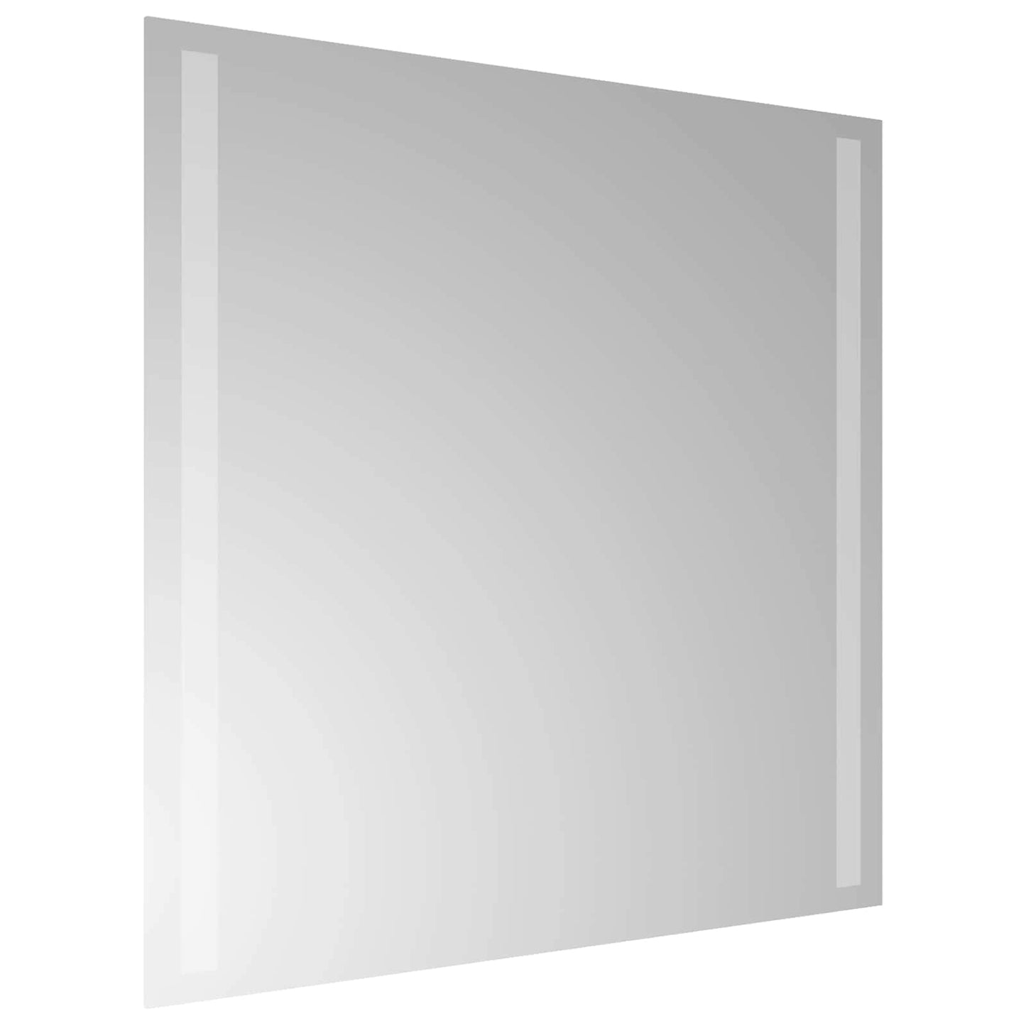 LED Bathroom Mirror Transparent 50 x 50 cm Tempered Glass