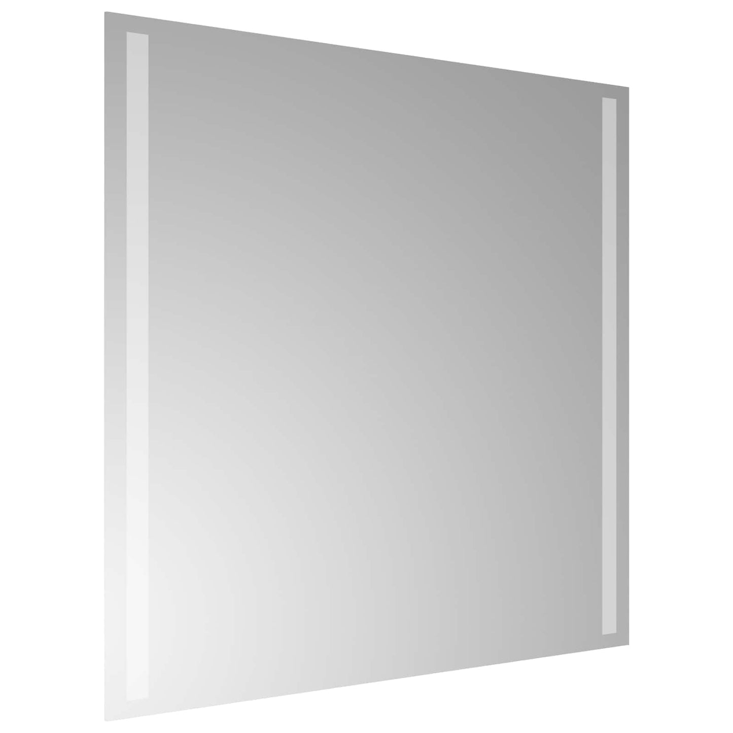 LED Bathroom Mirror Transparent 60 x 60 cm Tempered Glass