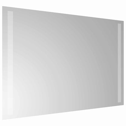 LED Bathroom Mirror Transparent 60 x 40 cm Tempered Glass