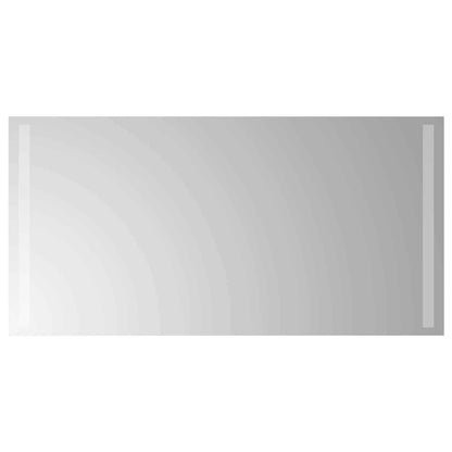 LED Bathroom Mirror Transparent 80 x 40 cm Tempered Glass
