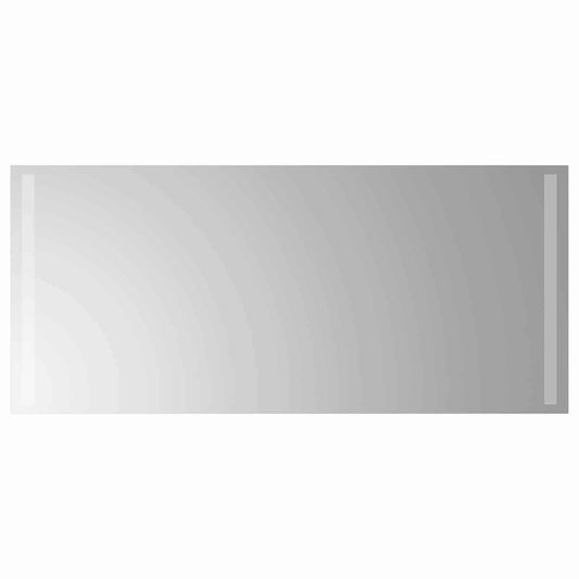 LED Bathroom Mirror Transparent 90 x 40 cm Tempered Glass