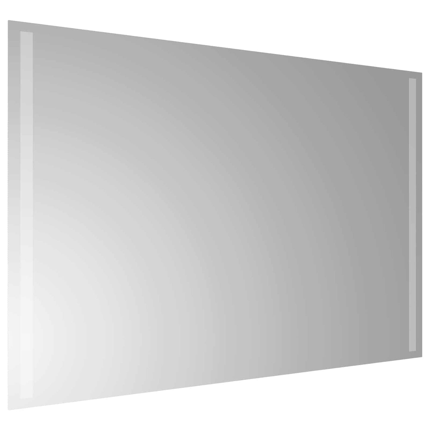 LED Bathroom Mirror Transparent 90 x 60 cm Tempered Glass