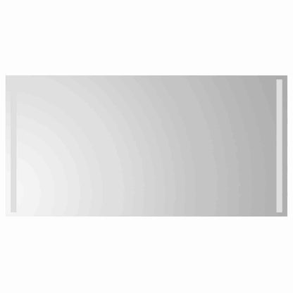 LED Bathroom Mirror Transparent 100 x 50 cm Tempered Glass