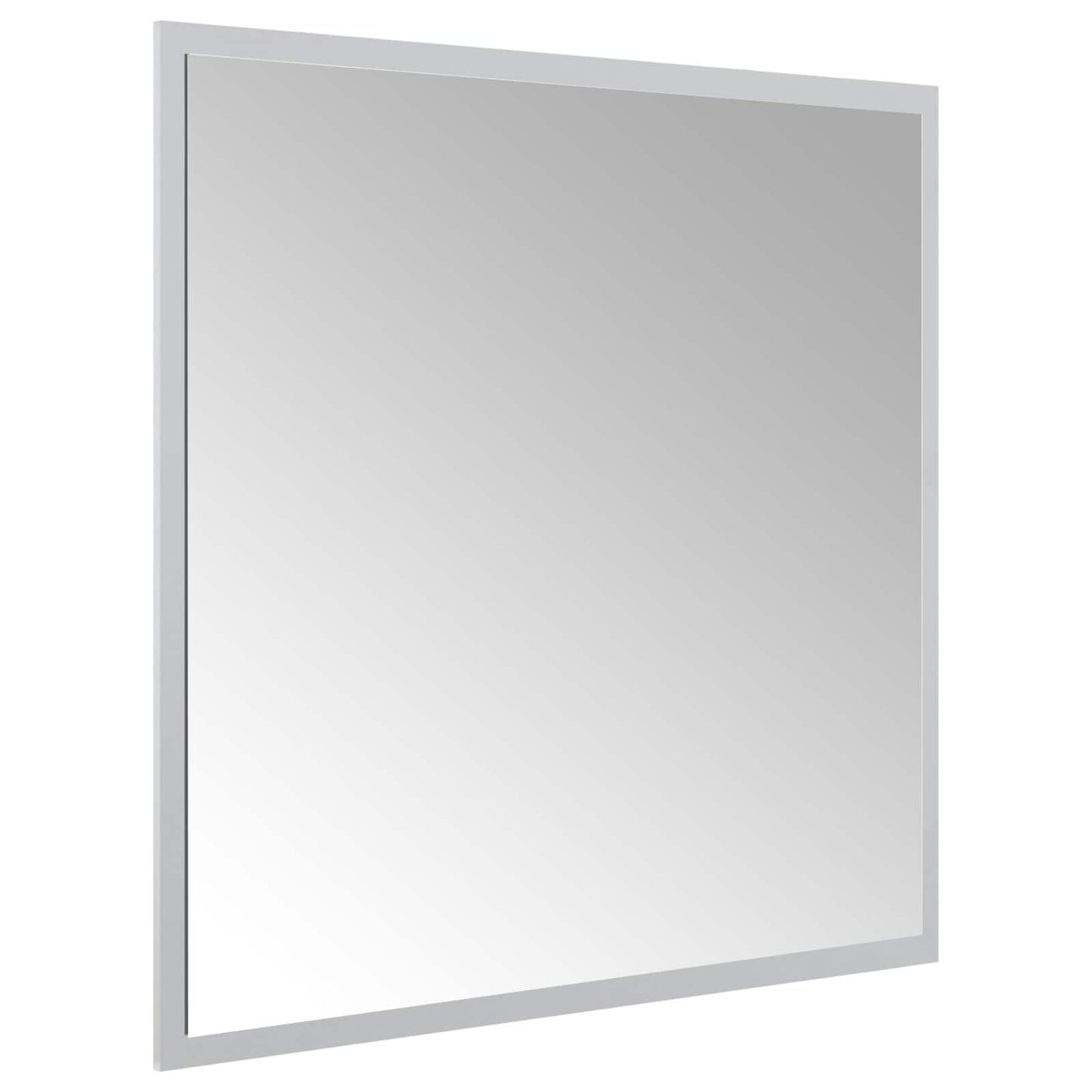 LED Bathroom Mirror Transparent 60 x 60 cm Tempered Glass