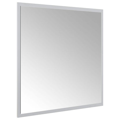 LED Bathroom Mirror Transparent 60 x 60 cm Tempered Glass