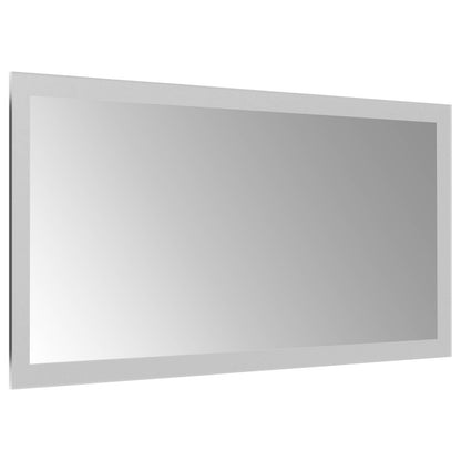LED Bathroom Mirror Transparent 40 x 20 cm Tempered Glass