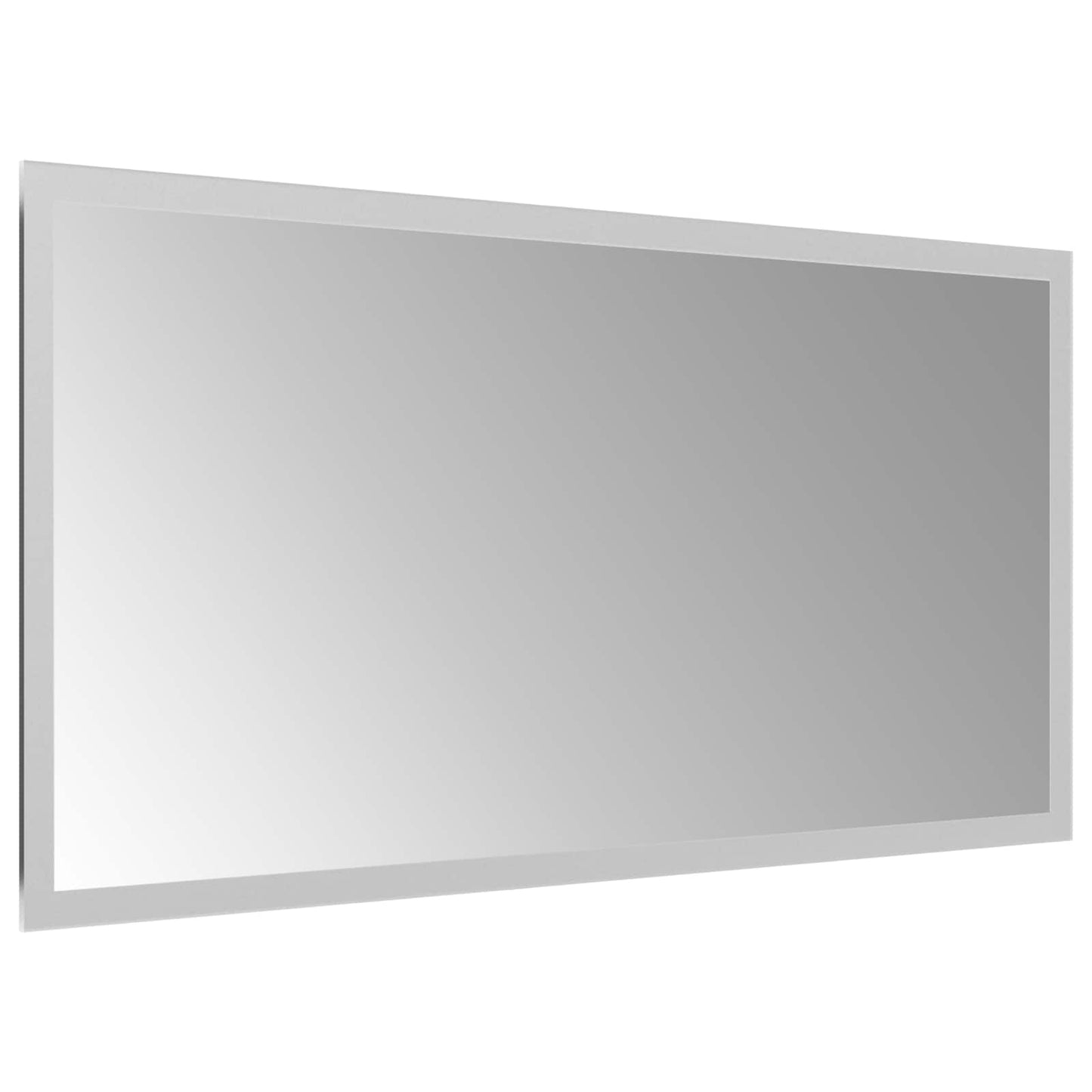 LED Bathroom Mirror Transparent 60 x 30 cm Tempered Glass
