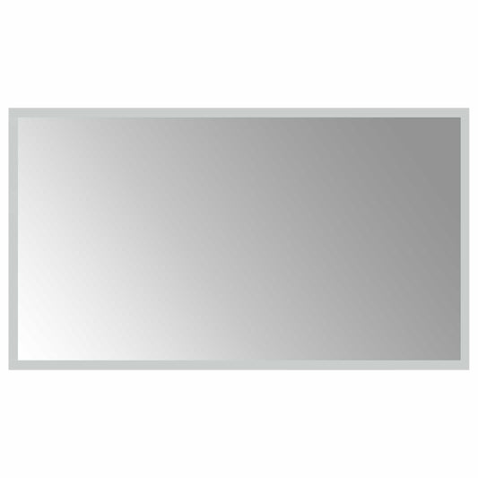LED Bathroom Mirror Transparent 70 x 40 cm Tempered Glass