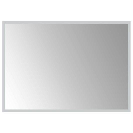 LED Bathroom Mirror Transparent 70 x 50 cm Tempered Glass