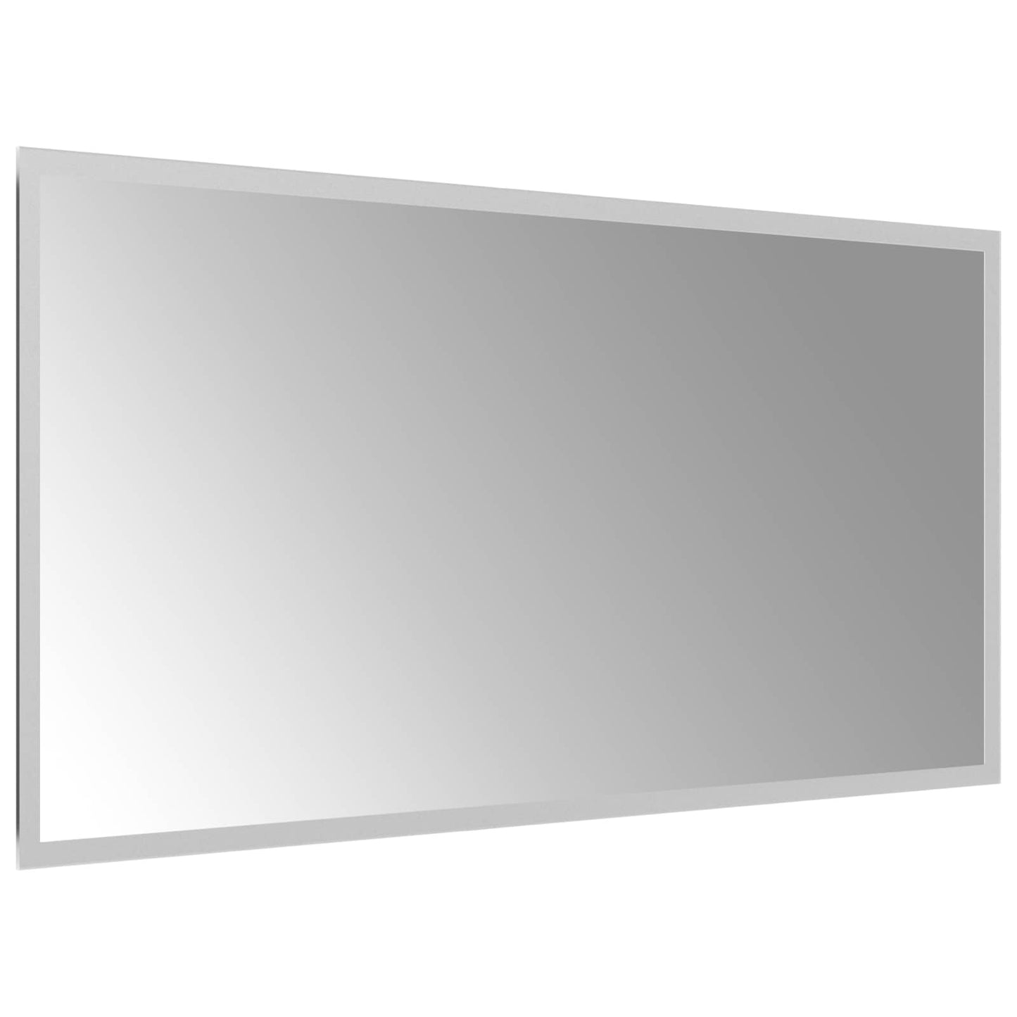 LED Bathroom Mirror Transparent 80 x 40 cm Tempered Glass
