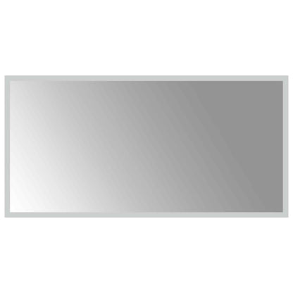 LED Bathroom Mirror Transparent 80 x 40 cm Tempered Glass
