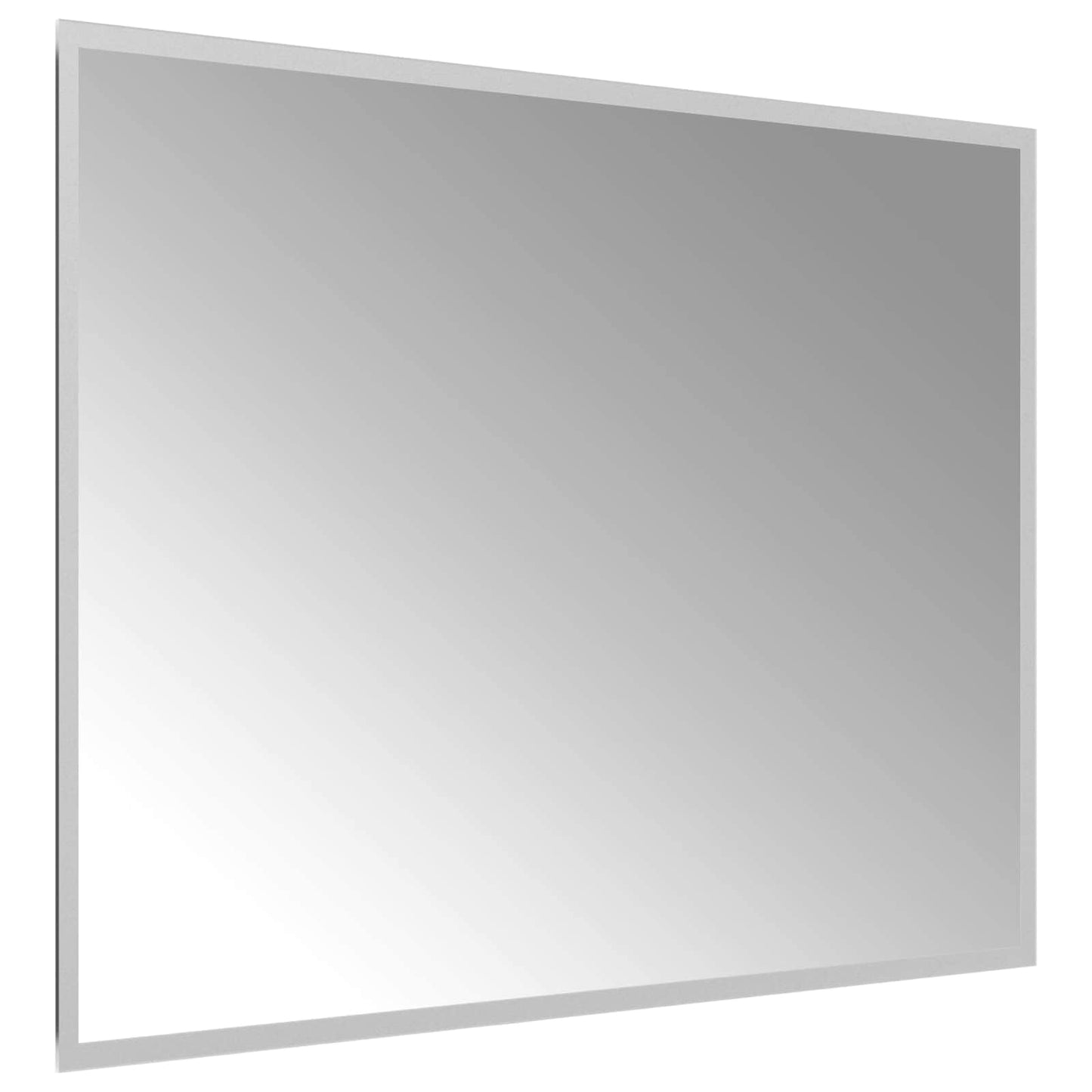 LED Bathroom Mirror Transparent 80 x 60 cm Tempered Glass