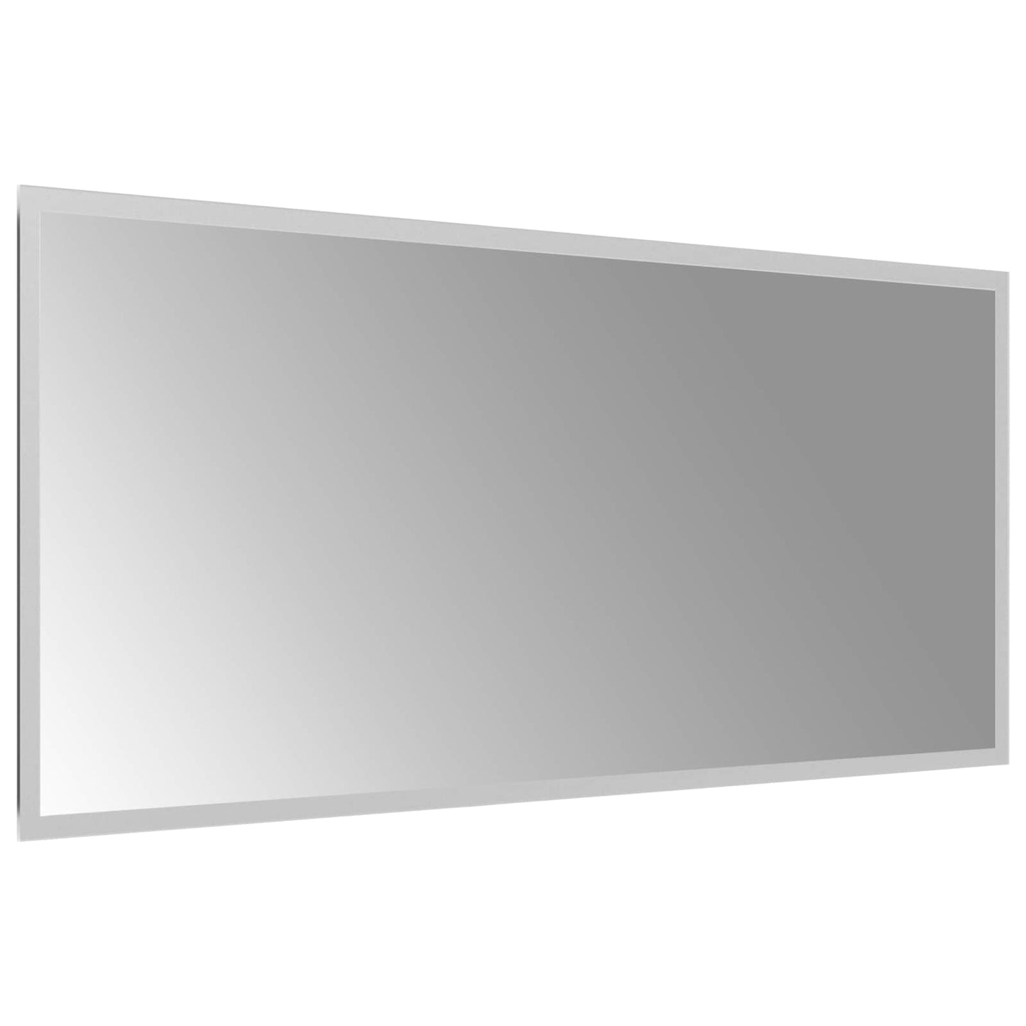 LED Bathroom Mirror Transparent 90 x 40 cm Tempered Glass