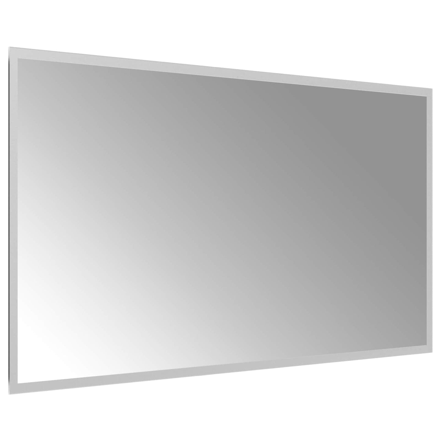 LED Bathroom Mirror Transparent 90 x 50 cm Tempered Glass