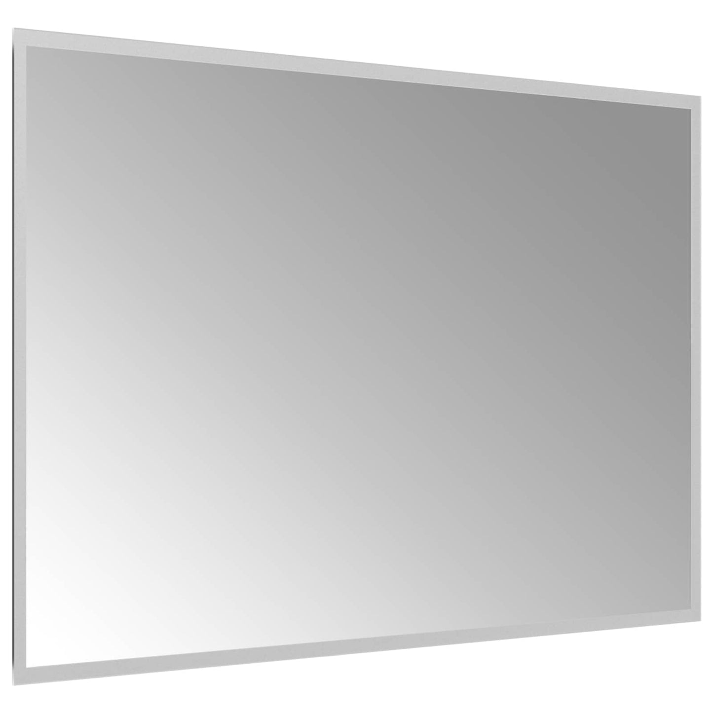 LED Bathroom Mirror Transparent 90 x 60 cm Tempered Glass