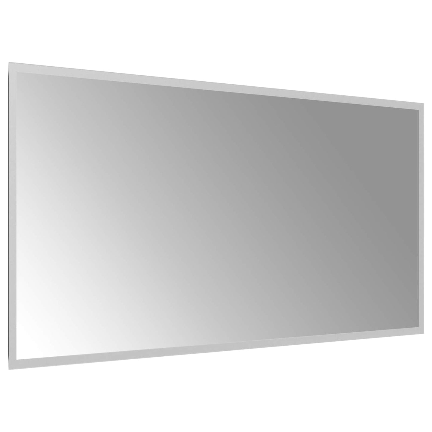 LED Bathroom Mirror Transparent 100 x 50 cm Tempered Glass