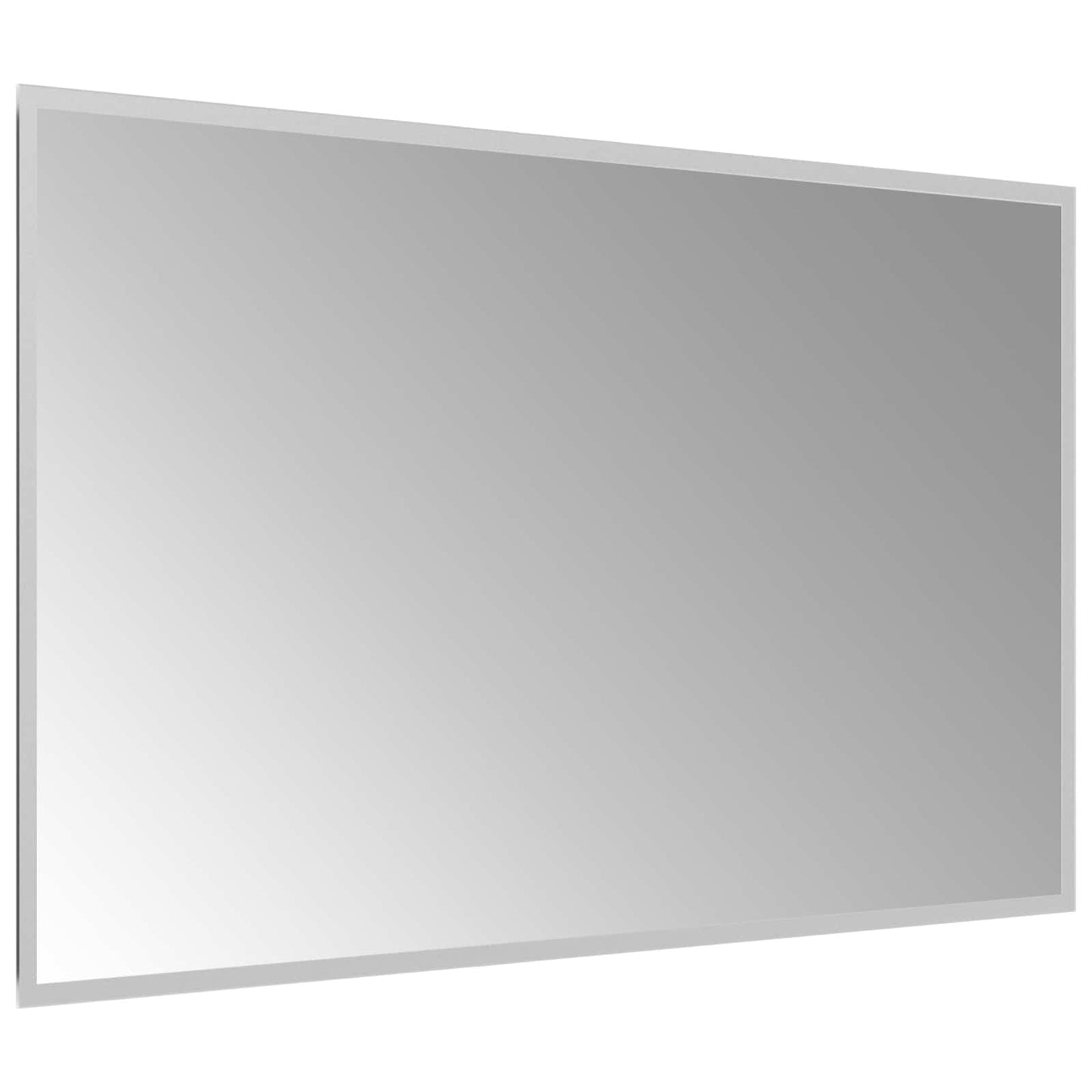 LED Bathroom Mirror Transparent 100 x 60 cm Tempered Glass