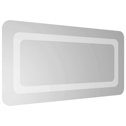 LED Bathroom Mirror Transparent 60 x 30 cm Tempered Glass