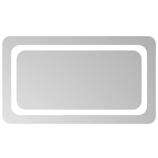 LED Bathroom Mirror Transparent 70 x 40 cm Tempered Glass