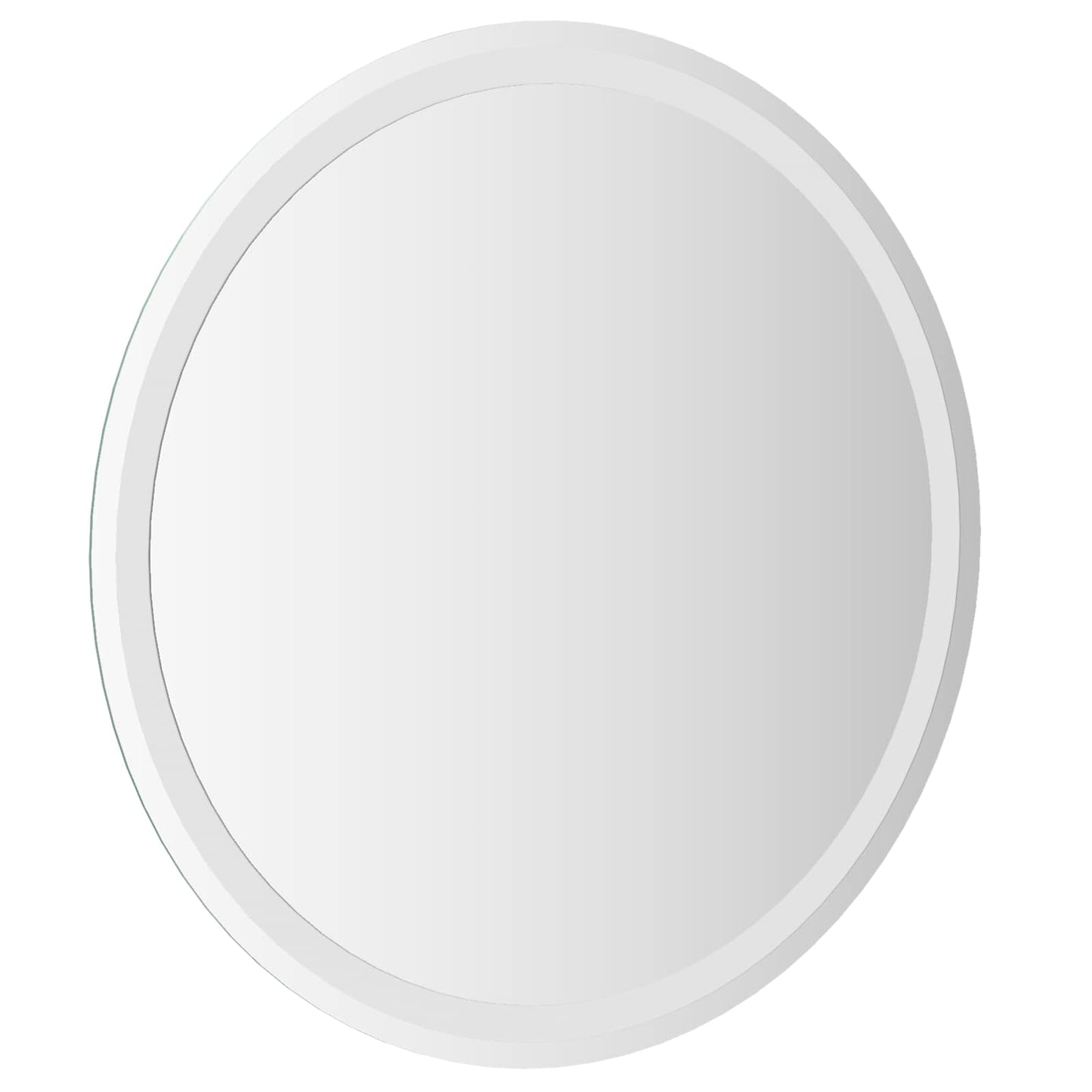 LED Bathroom Mirror Transparent Ø 70 cm Tempered Glass