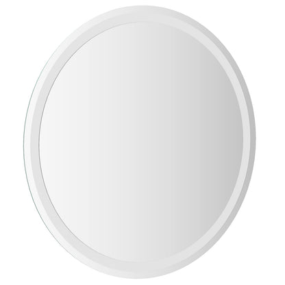 LED Bathroom Mirror Transparent Ø 70 cm Tempered Glass