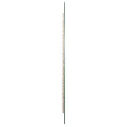 LED Bathroom Mirror Transparent Ø 70 cm Tempered Glass
