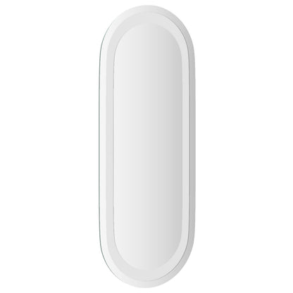 LED Bathroom Mirror Transparent 50 x 20 cm Tempered Glass