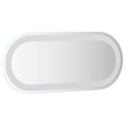 LED Bathroom Mirror Transparent 70 x 30 cm Tempered Glass